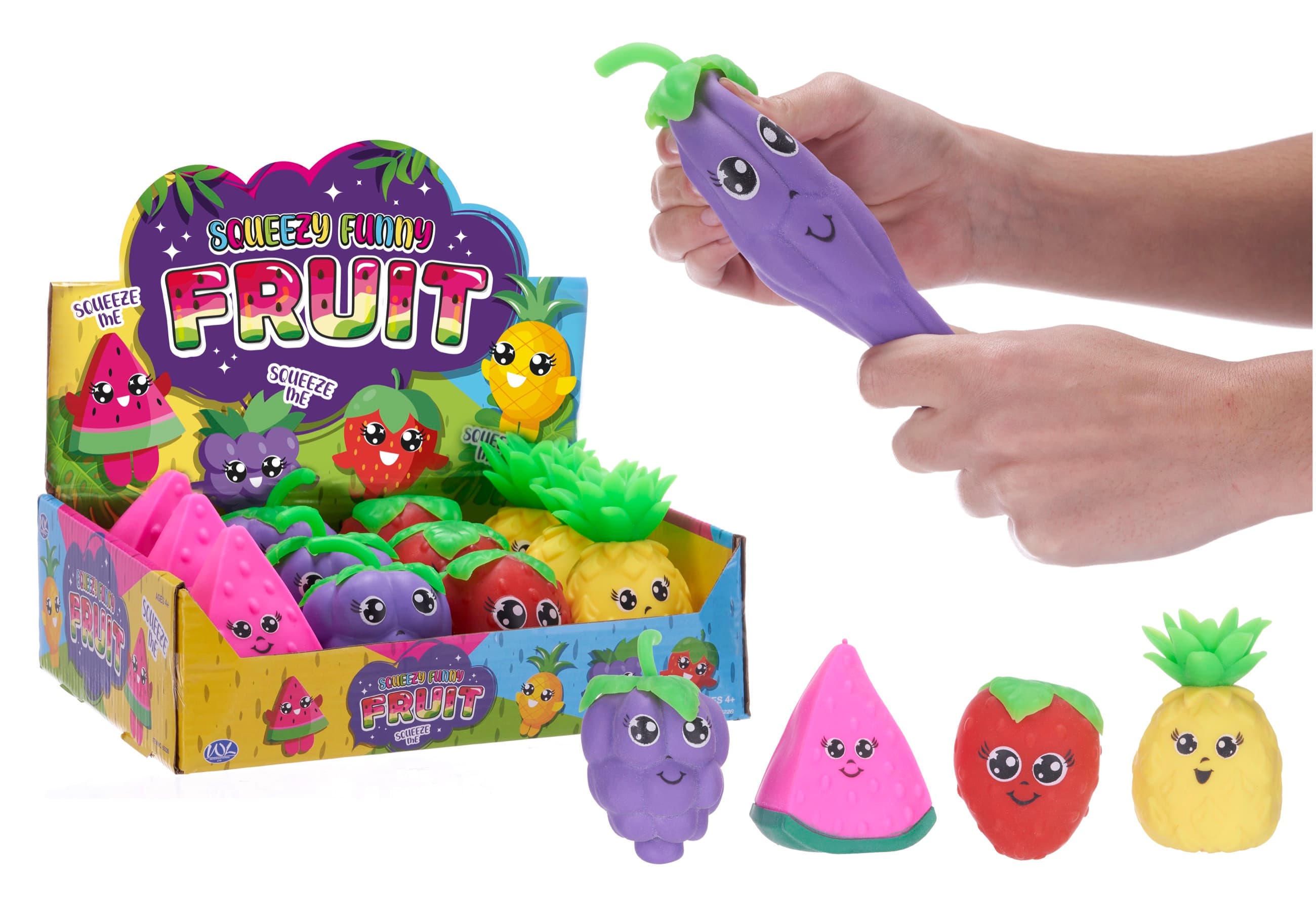 Product - Squeezy Funny Fruit 4 Ass