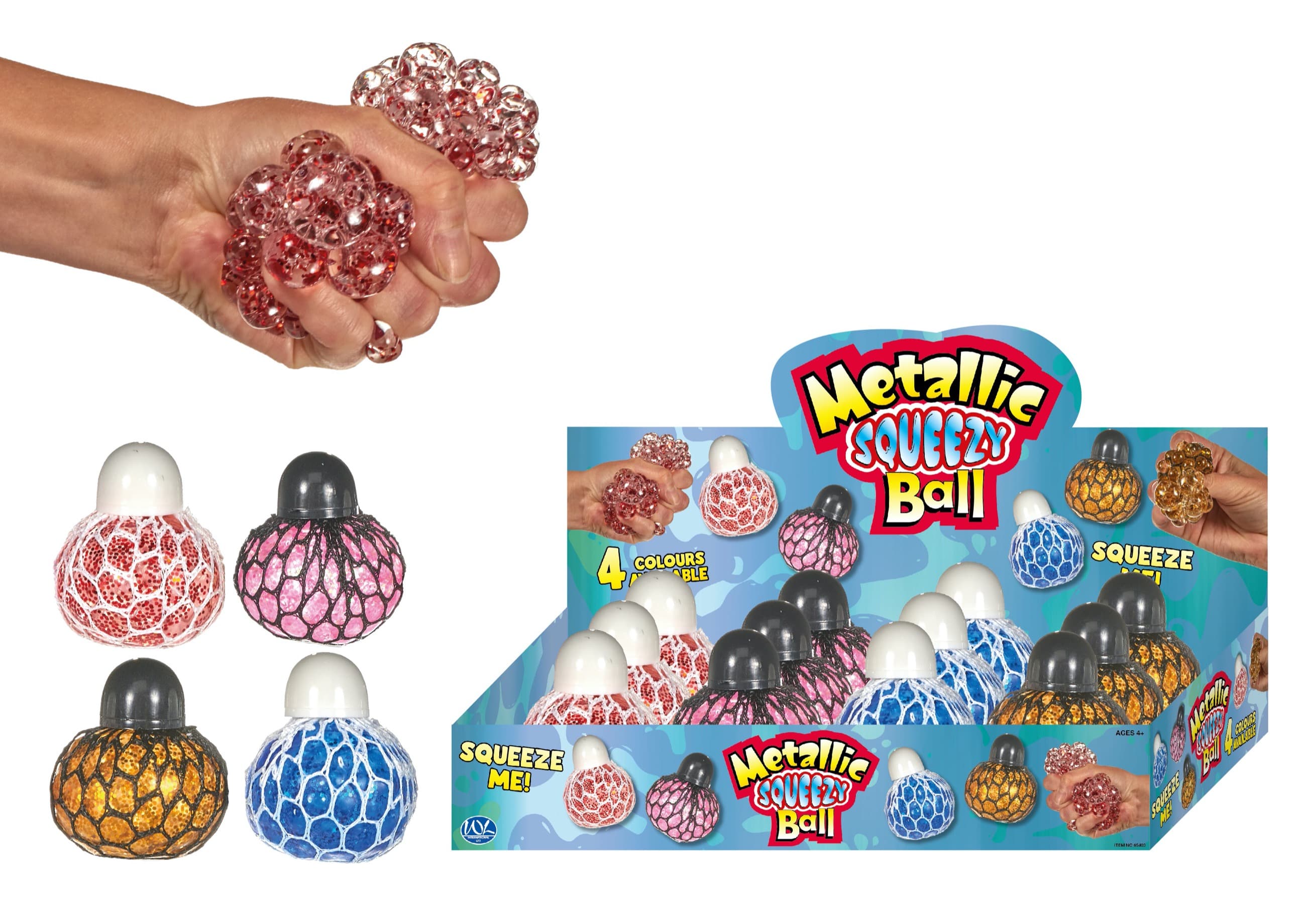 Metallic Squeezy Ball - Product image
