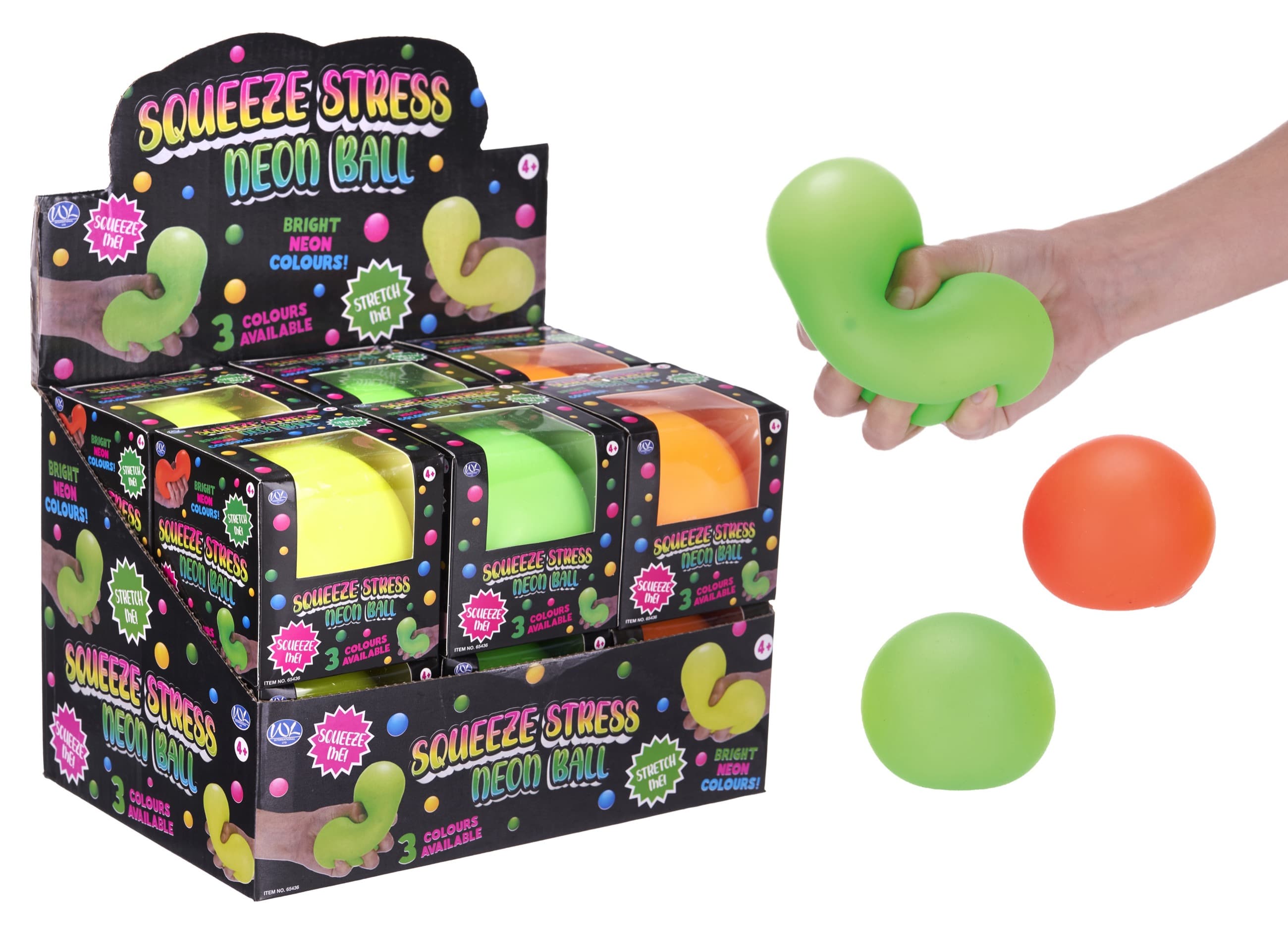 Product - Neon Squeeze Balls 3 Ass