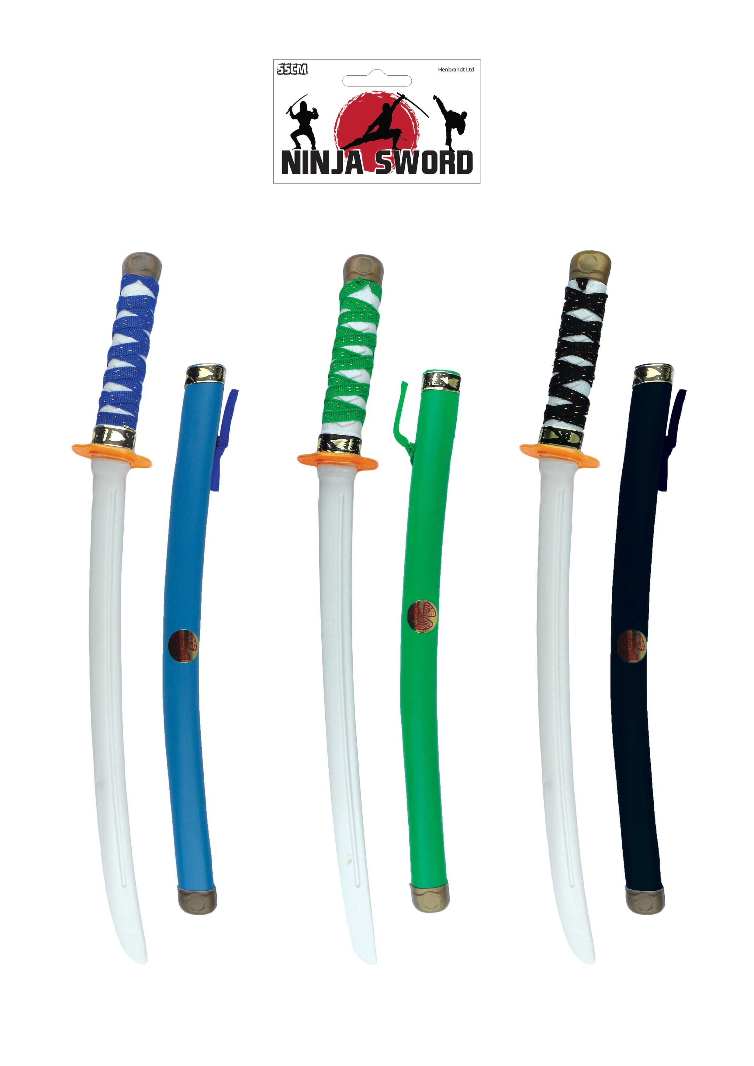 Ninja Swords Ass Colours - Product image