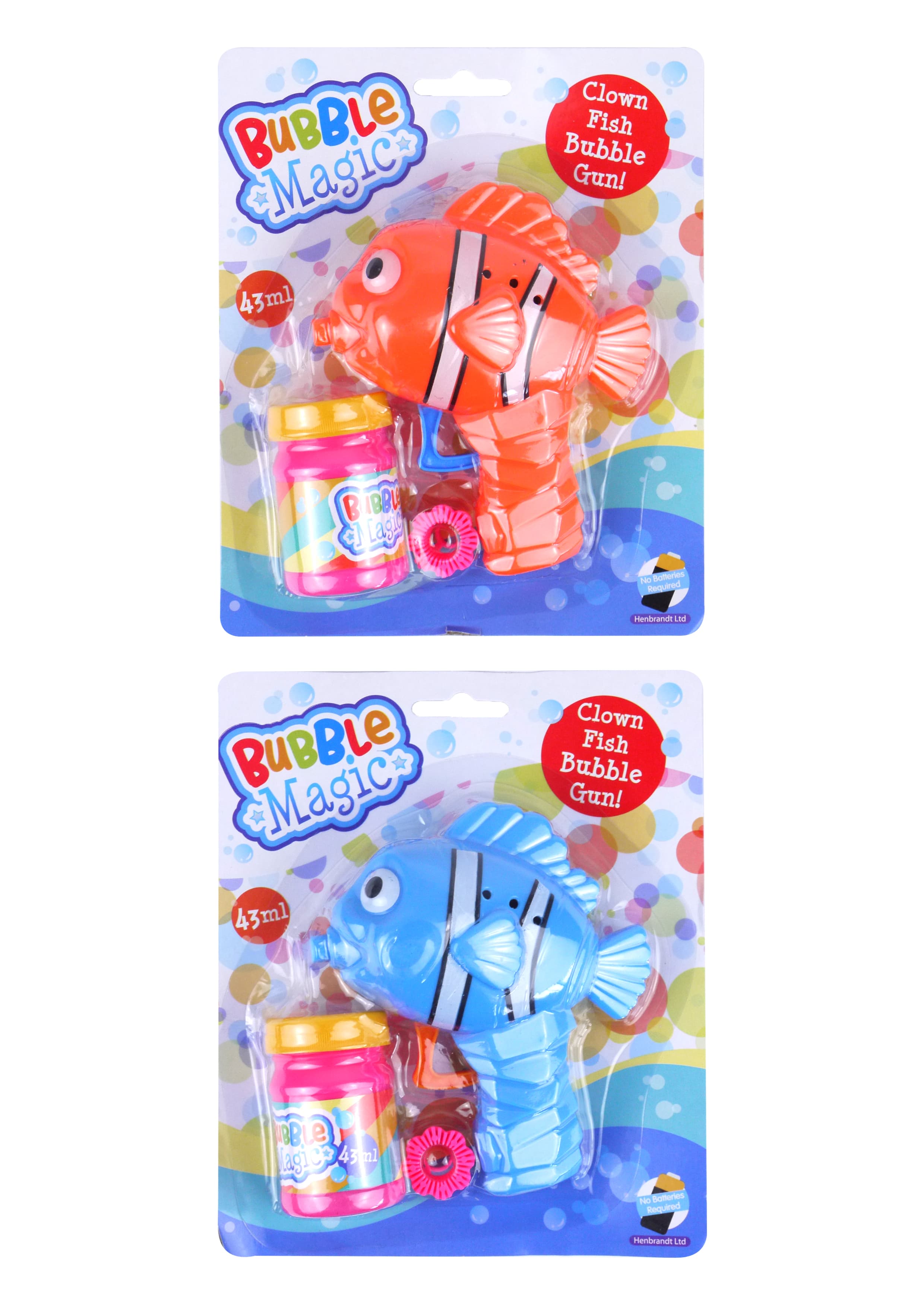 Clown Fish Bubble Gun - Product image