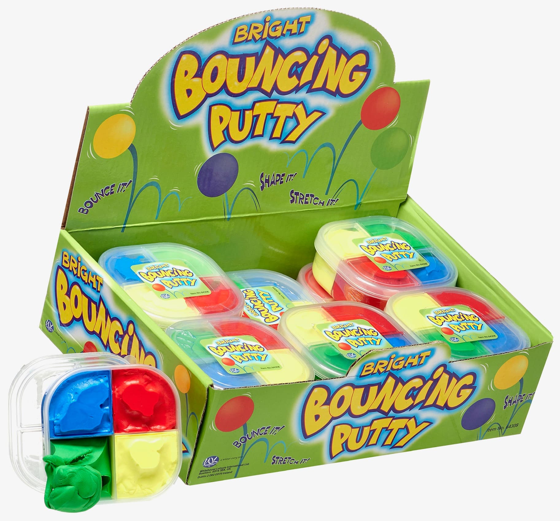 Product - 4 Coloured Bouncing Putty 